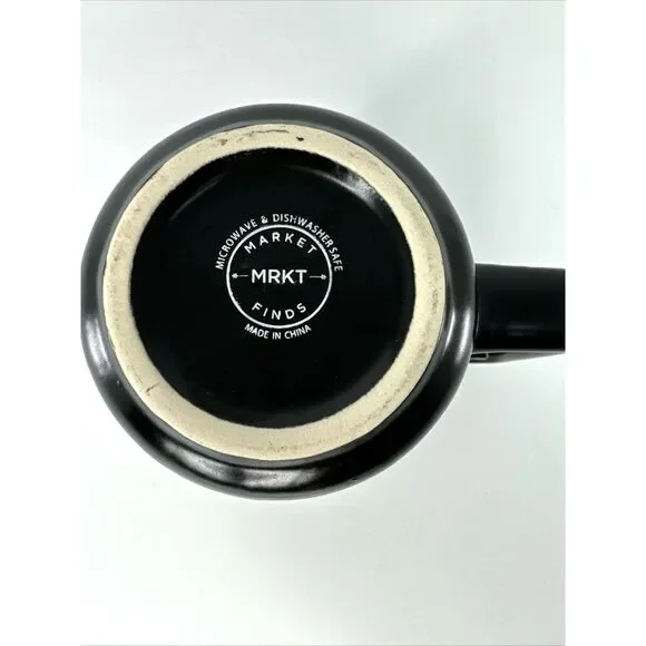 MRKT Market Finds Jack‎ O'Lantern Halloween Black Coffee Mug Pumpkin - Picture 4 of 6